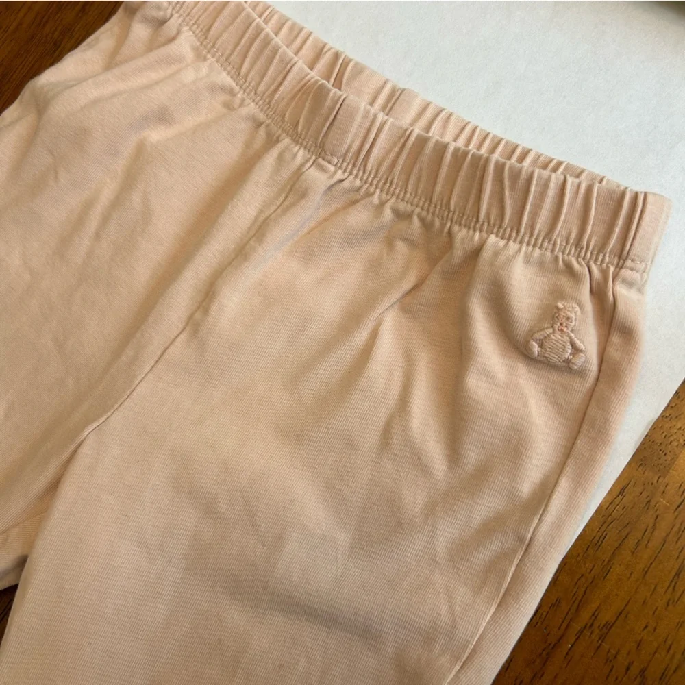 GAP Light Peach Flare Legging Pants | Girls Size 5 | Soft Stretch Playwear